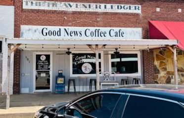 Good News Coffee Cafe (in the old Heavener Ledger building)