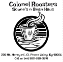 Colonel Roosters - Scones n' Bean Haus logo